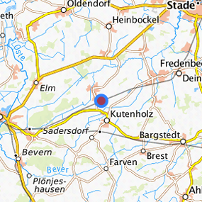 Lage in der gesuchten Region 