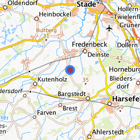 Lage in der gesuchten Region 