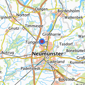 Lage in der gesuchten Region 