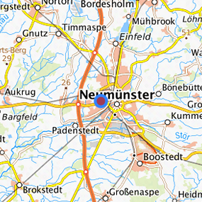 Location in the requested region 