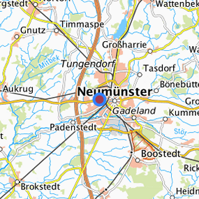 Lage in der gesuchten Region 