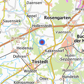 Lage in der gesuchten Region 