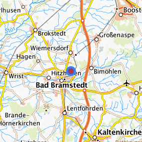 Lage in der gesuchten Region 