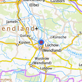 Lage in der gesuchten Region 