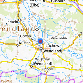 Lage in der gesuchten Region 