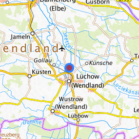 Location in the requested region 