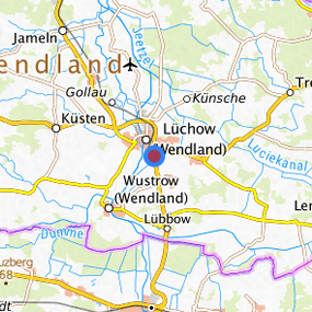 Location in the requested region 