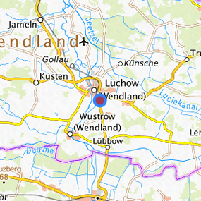 Location in the requested region 