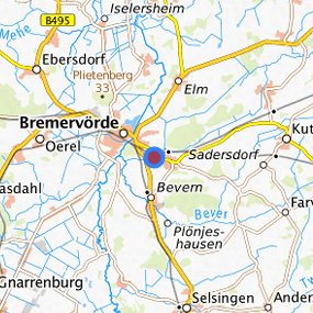 Lage in der gesuchten Region 