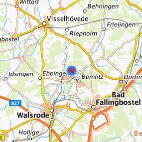 Lage in der gesuchten Region 