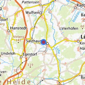 Lage in der gesuchten Region 