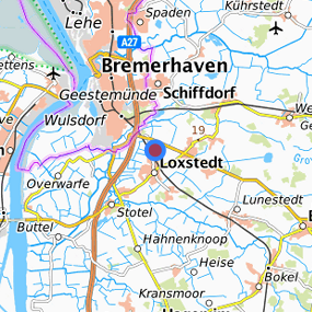 Location in the requested region 