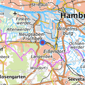 Location in the requested region 