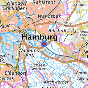 Lage in der gesuchten Region 