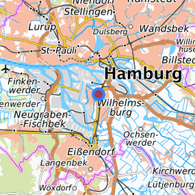 Location in the requested region 