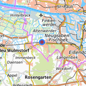 Location in the requested region 