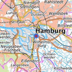 Lage in der gesuchten Region 