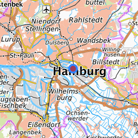 Location in the requested region 