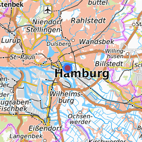 Location in the requested region 