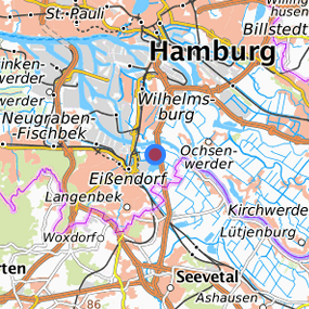 Location in the requested region 