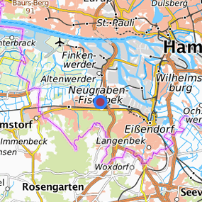 Location in the requested region 