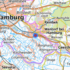 Lage in der gesuchten Region 