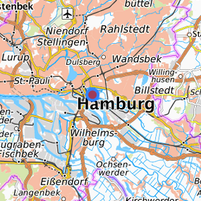 Location in the requested region 