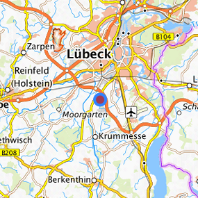 Lage in der gesuchten Region 