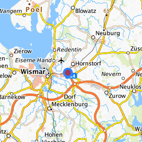 Lage in der gesuchten Region 