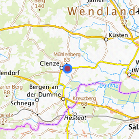 Location in the requested region 