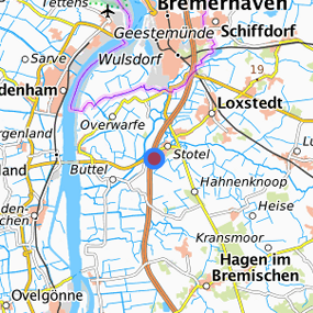 Location in the requested region 