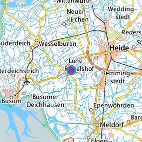 Lage in der gesuchten Region 