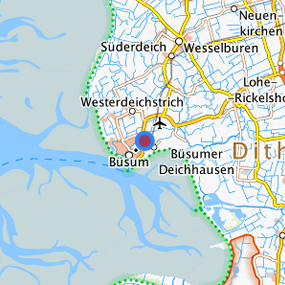 Lage in der gesuchten Region 