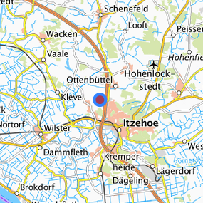 Lage in der gesuchten Region 