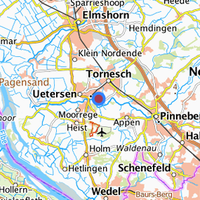 Lage in der gesuchten Region 
