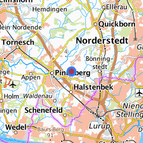 Location in the requested region 