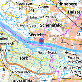 Location in the requested region 