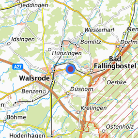 Location in the requested region 