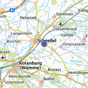 Lage in der gesuchten Region 
