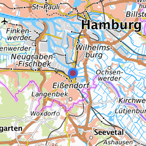 Location in the requested region 