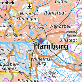 Location in the requested region 