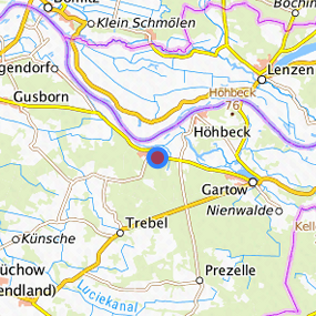 Location in the requested region 