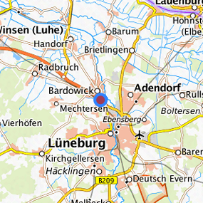 Lage in der gesuchten Region 