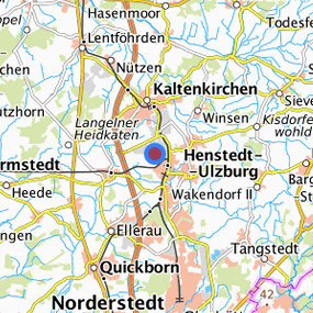 Lage in der gesuchten Region 