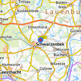 Lage in der gesuchten Region 