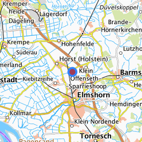 Lage in der gesuchten Region 