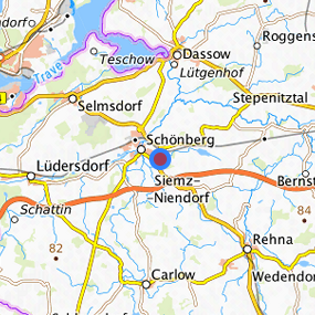 Lage in der gesuchten Region 