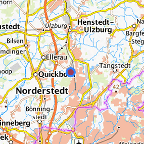 Lage in der gesuchten Region 