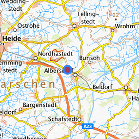 Lage in der gesuchten Region 