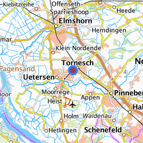 Location in the requested region 